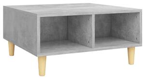 Coffee Table Concrete Grey 60x60x30 cm Engineered Wood