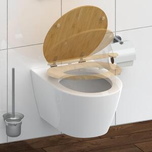SCHÜTTE Toilet Seat Soft-close NATURAL BAMBOO