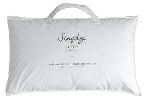 Anti Allergy Microfibre 48cm x 74cm Pillow White
