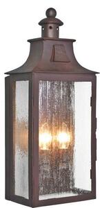 Elstead Kendal wrought iron exterior wall lamp, IP23