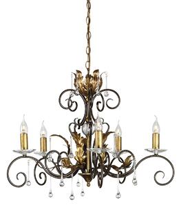 Elstead AML5 Bronze/Gold Amarilli 5 Light Ceiling Pendant