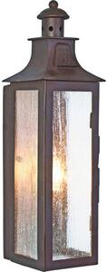 Elstead Stow wrought iron exterior wall lamp, IP23