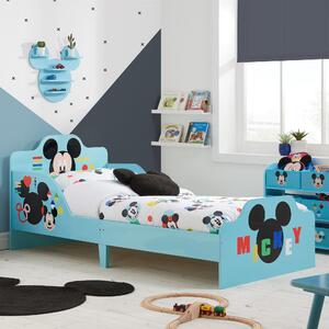 Mickey Mouse Single Bed Blue