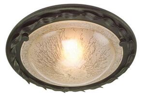 Elstead OV/F Olivia black gold flush ceiling light