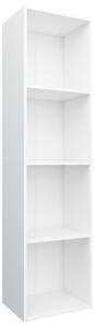 Book Cabinet/TV Cabinet White 36x30x143 cm Engineered Wood