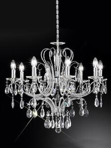 Franklite Brocade 8 Light Chrome Ceiling Light FL2156/8