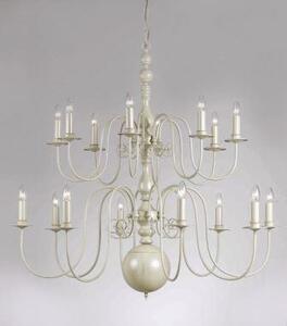 PG05579/12/GREY Bologna 12 Light Cream Chandelier