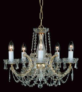 Preciosa 5 Light Marie Therese Crystal Chandelier CP00150/5/CH
