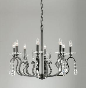 Impex CPA11814/8CH Crystal & Chrome Contemporary Chandelier
