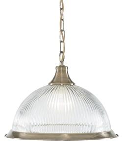 Searchlight 9369 American Diner 1 Light Ceiling Pendant Light In Antique Brass