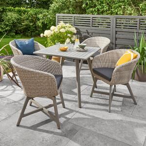 Chedworth 4 Seater Dining Set Grey