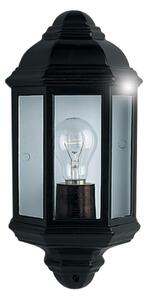 Searchlight 280BK 1 Light Outdoor Wall Lantern Light In Black