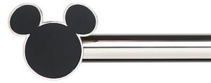 Mickey Mouse Finial Pair Satin Steel (Silver)