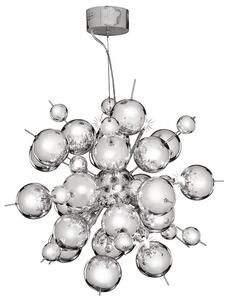 Searchlight 8312-12CC Molecule 12 Light Ceiling Pendant In Chrome