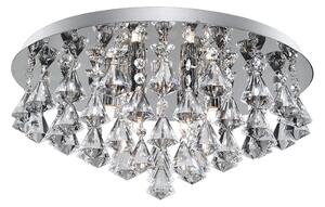 Searchlight 3306-6CC Hanna 6 Light Flush Ceiling Crystal Light