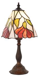 Interiors 1900 63963 Botanica Tiffany Small 1 Light Table Lamp In Bronze With Shade