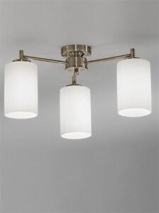 Franklite Decima FL2253/3 Bronze 3 Light Semi-Flush Ceiling Light