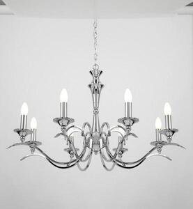 Endon KORA-8CH Traditional 8 Light Chandelier With Chrome Finish