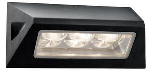 Searchlight 5513BK Black LED Outside Wall Light, IP44