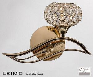 IL30961-R Leimo 1 Light French Gold Right Handed Wall Light