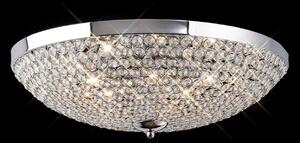 IL30189 Ava 9 Light Flush Crystal Ceiling Light