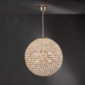 IL30753 Ava 7 Light French Gold Crystal Ceiling Pendant