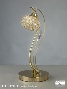IL30969 Leimo 1 Light French Gold Table Lamp
