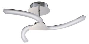 M3562 On LED 3 Light Semi Flush Ceiling Light in Chrome