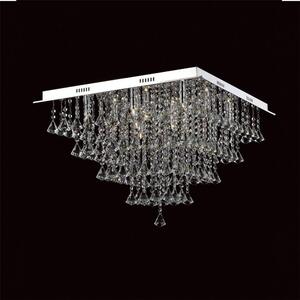 Impex CFH301171/12/PL/CH Parma 12 Light Flush Ceiling Light