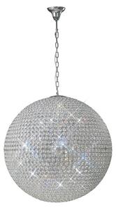 IL30202 Ava 12 Light Chrome & Crystal Ceiling Pendant