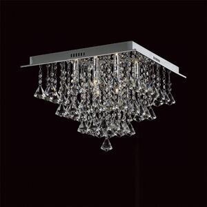 Impex CFH301171/06/PL/CH Parma 6 Light Flush Ceiling Light