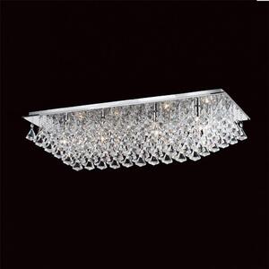 Impex CFH201114/08/PL/CH Parma 8 Light Flush Ceiling Light