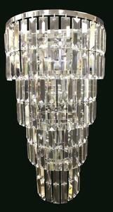 Impex CE20610/05/WB/CH Padua 5 Light Tiered Chrome Wall Light