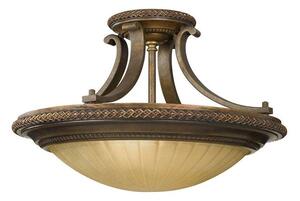 FE/KELHAMHALL/SF Kelham 2 Light Bronze Semi Flush Light
