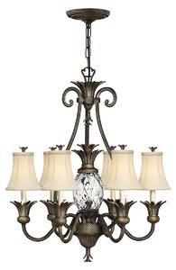 HK-PLANT7-PZ 7 Light Pearl Bronze Decorative Chandelier