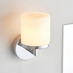 39608 Lipco 1 Light Bathroom Switched Chrome Wall Light