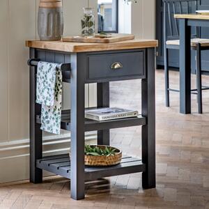 Elda Butchers Block Table Grey