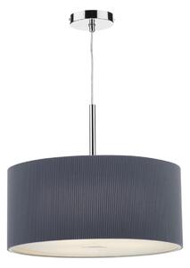 Dar ZAR1739 Zaragoza 60cm Grey 3 Light Modern Pendant Light