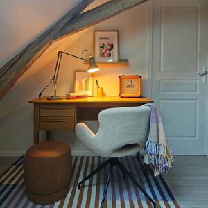 Anglepoise 31299 Original 1227 BRASS Desk Lamp in Elephant Grey