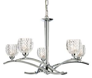 Firstlight 8617CH Maple 5 Light Polished Chrome Ceiling Light