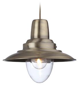 Firstlight 8645AB Fisherman Ceiling Pendant Light Antique Brass