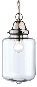 Firstlight 2348CH Craft Chrome and Glass Ceiling Pendant Light