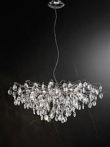 F2326/15 Chrome 15 Light Crystal Ceiling Light