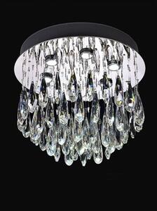F2321/6 Chrome 6 Light LED Crystal Ceiling Light