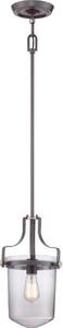 QZ/PENNSTAT/S WT Western Bronze Penn Station Small Ceiling Pendant Light