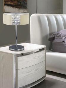 Diyas IL31170/CR Evelyn Cream And Crystal Table Lamp