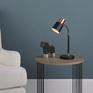 Dar BON4254 Bond Black Desk Lamp
