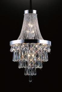 Diyas IL31430 Sophia Polished Chrome Crystal Ceiling Pendant