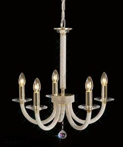 Diyas IL30375 Elena Ceiling Pendant Light in Gold Finish