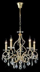 Diyas IL30325 Torino Ceiling Pendant Light in Gold Finish